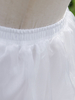 Jupon de mariage nuptiale beau jupon demi-glissement en tulle à deux niveaux