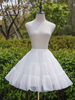 Jupon de mariage pour les mariées Fantastique à deux niveaux en tulle demi-slip blanc jupon court