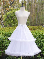 Jupon De Mariage Pour Les Mariées Qualité Tulle Blanc Demi-Slip Jupon Court