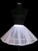 jupon de soirée blanc 2 couches en tulle