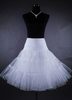 jupon fête prénuptiale noir 3 couches en tulle
