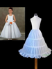 Jupon ivoire enfant robe de mariée Tulle 1 couche 3 cerceau jupon de cérémonie