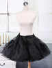 Jupon Lolita a-ligne Organza noir Déguisements Halloween