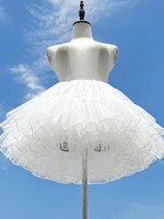 Jupon Lolita Blanche Femme Mignonne Couches
