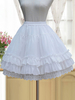Jupon Lolita Doux Dentelle Femme Jupe Blanche Lolita Déguisements Halloween