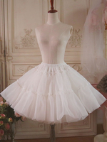 Jupon Lolita Voile Lolita Blanc Déguisements Halloween