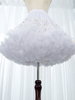 Jupons De Lolita Jupon Court En Polyester Blanc Étoiles Or Imprimé Lolita