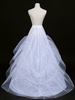 Jupons Lolita Classiques Gothique Sous-Jupe Couches Blanche Femme