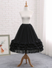 Jupons Lolita en mousseline de soie volants dessous jupon Lolita Déguisements Halloween