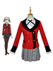 Kakegurui Joueur compulsif Momobami Kirari Déguisements Halloween Costume Cosplay Costume School Girl Costume