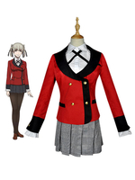 Kakegurui Joueur compulsif Momobami Kirari Déguisements Halloween Costume Cosplay Costume School Girl Costume