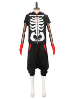 Kemono Jihen Kabane Kusaka Cosplay Costume ensemble complet noir manches courtes à capuche Shorts
