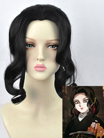 Kibutsuji Muzan Femme cosplay perruque Version démon Slayer Kimetsu Non Yaiba cosplay accessoires Déguisements Halloween