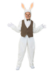 Kid Costume Carnaval Carnaval Déguisements Halloween Lapin de Pâques blanc combinaison avec gilet 3 pièces Costume Carnaval Carnaval Costume Carnaval Carnaval