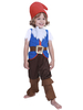 Kids Christmas Elf Cosplay Blue 5 Piece Costumes pour enfants Déguisements Halloween