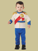 Kids Halloween Costumes 2 pièces Ensemble bleu Polyester Kids Prince Costume complet Ensemble complet