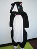 Kigurumi Carnaval adulte Onesie chat noir pyjama flanelle mignon Costume Carnaval Animal Déguisements Halloween
