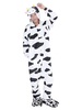 Kigurumi Carnaval Adulte pour femme en flanelle blanc de Nouvel An hiver Combinaison Déguisements Halloween