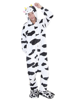 Kigurumi Carnaval Adulte pour femme en flanelle blanc de Nouvel An hiver Combinaison Déguisements Halloween