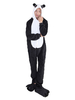 Kigurumi Carnaval Adulte pour femme en flanelle noir de Nouvel An hiver Combinaison Déguisements Halloween