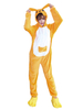 Kigurumi Carnaval Adulte pour homme en flanelle orange de Nouvel An automne Chaussures Déguisements Halloween