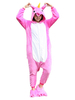 Kigurumi Carnaval Adulte pour homme en flanelle rose de Toussaint hiver Combinaison Déguisements Halloween