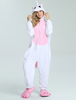 Kigurumi Carnaval Adulte unisexe en flanelle blanc de Carnaval hiver Combinaison Déguisements Halloween