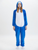 Kigurumi Carnaval Adulte unisexe en flanelle Bleu Éclatant original de Toussaint Combinaison Déguisements Halloween