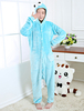 Kigurumi Carnaval Adulte unisexe en flanelle bleu original de Toussaint Combinaison Déguisements Halloween