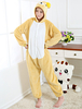 Kigurumi Carnaval Adulte unisexe en flanelle champagne original de Toussaint Combinaison Déguisements Halloween