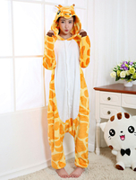 Kigurumi Carnaval Adulte unisexe en flanelle jaune original de Toussaint Combinaison Déguisements Halloween