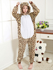Kigurumi Carnaval Adulte unisexe en flanelle kaki original de Toussaint Combinaison Déguisements Halloween