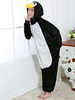 Kigurumi Carnaval Adulte unisexe en flanelle noir artistique original de Carnaval Combinaison Déguisements Halloween
