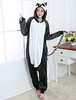 Kigurumi Carnaval Adulte unisexe en flanelle noir original de Toussaint Combinaison Déguisements Halloween