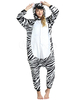 Kigurumi Carnaval Adulte unisexe en flanelle noir original de Toussaint Combinaison Déguisements Halloween
