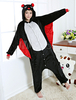 Kigurumi Carnaval Adulte unisexe en flanelle noir original de Toussaint Combinaison Déguisements Halloween