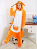 Kigurumi Carnaval Adulte unisexe en flanelle orange original de Toussaint Combinaison Déguisements Halloween