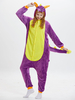 Kigurumi Carnaval Adulte unisexe en flanelle Pourpre original de Toussaint Combinaison Déguisements Halloween