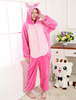 Kigurumi Carnaval Adulte unisexe en flanelle rose original de Toussaint Combinaison Déguisements Halloween