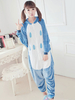 Kigurumi Carnaval Animal pyjama bleu nuit chouette Costume Carnaval flanelle adultes Onesie Sleepwear Déguisements Halloween