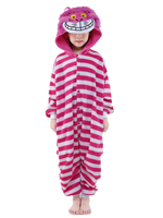 Kigurumi Carnaval Cheshire Cat pour enfant Noël Déguisements Halloween