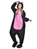 Kigurumi Carnaval de cochon rose et noir Déguisements Halloween