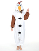 Kigurumi Carnaval mascotte blanc Bonhomme de neige pyjama licorne Déguisements Halloween