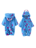 Kigurumi Carnaval Monstre Sulley Onesie Pyjamas Enfants Flanelle Costume Bleu Déguisements Halloween
