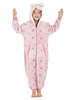 Kigurumi Carnaval Onesie Pyjamas Combinaison En Flanelle Pour Enfant Rose Déguisements Halloween