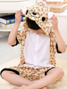 Kigurumi Carnaval Onesie Pyjamas Ours En Coton Facile Toilette Combinaison À Manches Courtes Déguisements Halloween