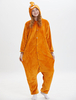 Kigurumi Carnaval Onesie Pyjamas Poop Emoji unisexe flanelle Orange Combinaisons à capuchon animaux vêtements de nuit pour les adultes Déguisements Halloween