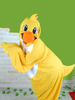 Kigurumi Carnaval Pyjama 2022 Canard Jaune Flanelle Animale Combinaison Pyjama Pour Adultes Déguisements Halloween