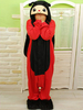 Kigurumi Carnaval pyjama coccinelle Onesie flanelle deux ton Animal grenouillères Costume Carnaval adulte Déguisements Halloween