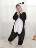 Kigurumi Carnaval Pyjama Enfant Cadeaux Noël Hiver Automne En Flanelle Pour Enfants En Flanelle Unisexe De Panda Déguisements Halloween